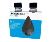 SodaStream Butelka Fuse x2 0,5L Black - 1214523 - zdjęcie 1